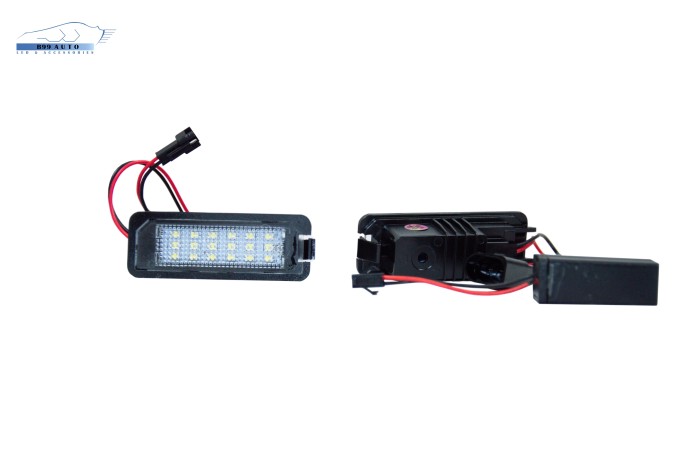 Skoda/Volkswagen/Seat LED Rendszámtábla világítás foglalattal (Skoda/Volkswagen/Seat)